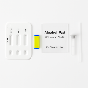 4-in-1 STD Rapid Test Kit – HIV 1/2, HCV, Syphilis (TP) & Hepatitis B (HBsAg)