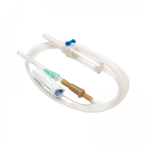 Disposable micro drip iv infusion set  sterile for blood and fluid delivery 3