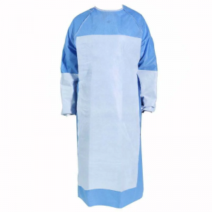 Disposable Reinforced Surgical Gown – Sterile SMS OR Gown with AAMI Level 3–4