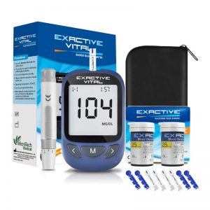 Exactive Vital Blood Glucose Monitor – Fast & Accurate Testing