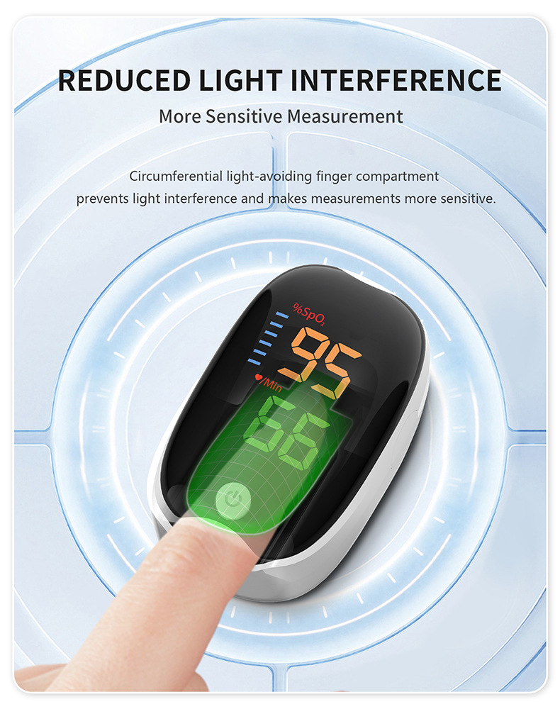 Finger clip pulse oximeter accurate spo₂ & heart rate monitor 13