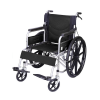 Lightweight foldable wheelchair with airless tires for elderly and disabled