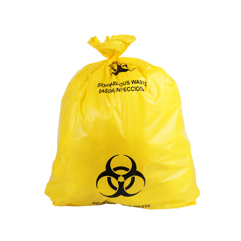 Medical waste disposal bags yellow biohazard bags in multiple sizes medroce Medical waste disposal bags yellow biohazard bags in multiple sizes