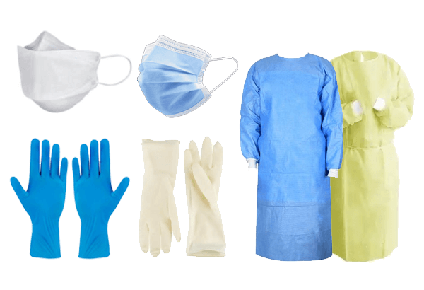 Medical protective series product categories