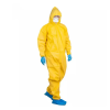 Nonwoven pppe protective coverall  waterproof isolation suit with hood2