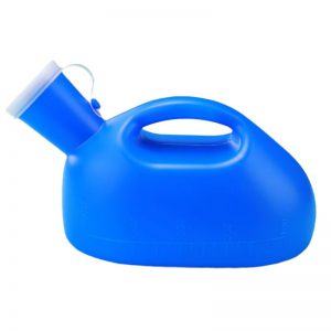 Portable Male Urinal with Lid – Large Capacity for Elderly & Bedside Use