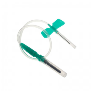 Sterile blood collection set with safety needle  flexible & precise draw 1