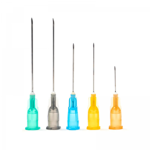 Sterile medical injection needle  multiple sizes available for safe injections 1