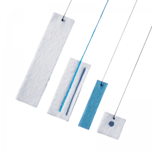 Tapered neuro patties  absorbent non stick neurosurgical sponges 01