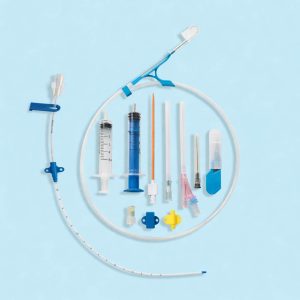Single lumen central venous catheter kit sterile disposable CVC kit multiple sizes and lengths